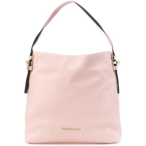 versace jeans rosa tasche mit steinchen|farfetch versace jeans.